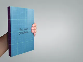 简约画册样机展示效果