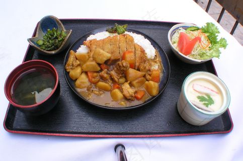 0061咖喱牛肉饭套餐