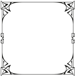 欧式复古线条边框花纹AI矢量LOGO角框花边分割线设计PSD卡片素材