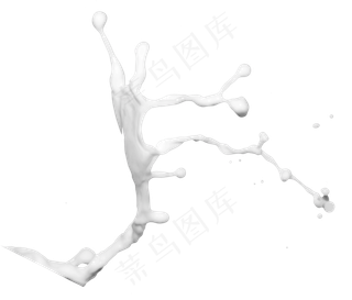 白色牛奶免扣PNG素材
