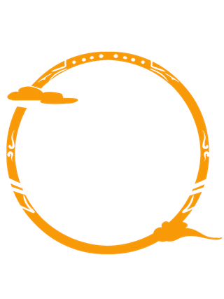 中国风中式传统祥云图案国潮古风边框云纹装饰元素PNG免抠素材图