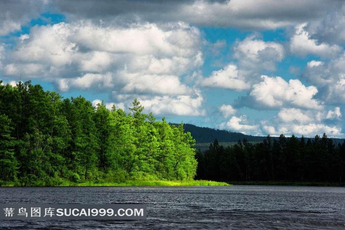 内蒙古阿尔山湖光山色美景