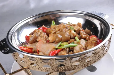 干锅美食焖锅湘菜麻辣香辣纸锅干锅羊蹄