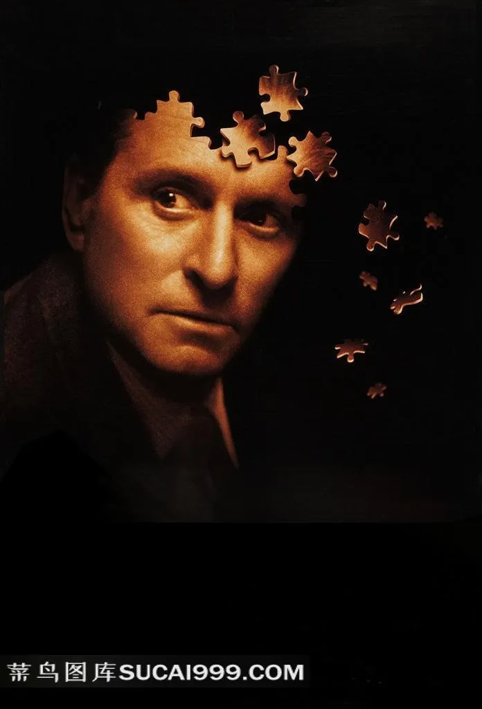 人头逐渐散落为碎片电影心理游戏海报