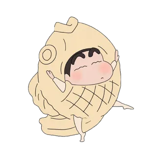 蜡笔小新卡通鱼