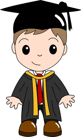 博士帽卡通