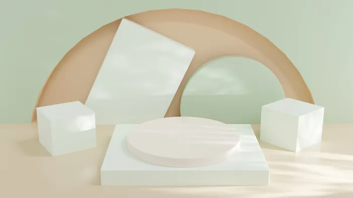 电商产品3D立体背景图主图场景 