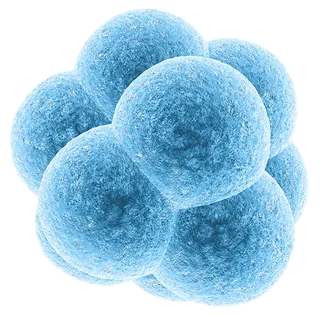 科技kv主视觉蓝色细菌立体图