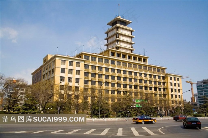 电报大楼摄影图片