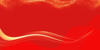 简约唯美线条曲线红色展板背景