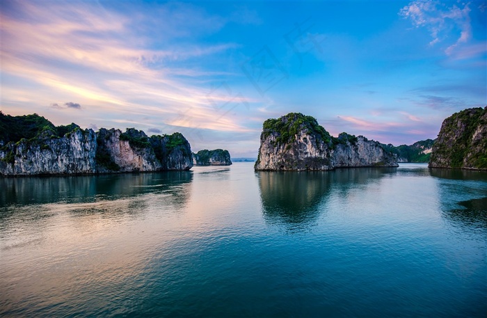 多彩云层美景