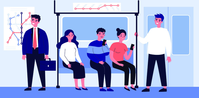 扁平化人物场景办公互联网等距ai矢量设计网页海报UI素材插画