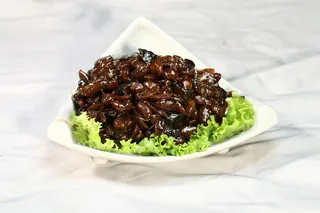 13传统香菇豆-老保定食府