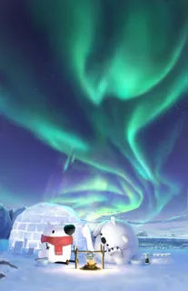 绿色极光壁纸图片 绿色极光壁纸图片