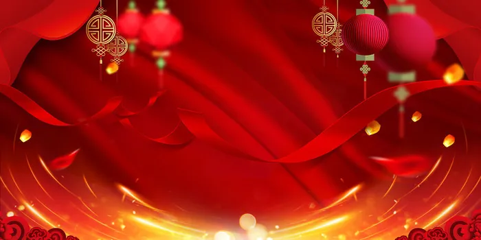 设计红色新年2022背景(7087x3543)psd模版下载