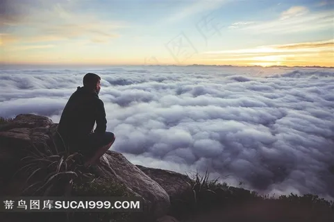 云海坐观日出