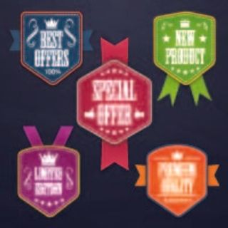 免抠标签打折促销标贴