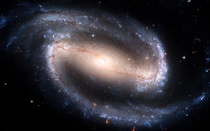 宇宙浩渺的星系摄影图