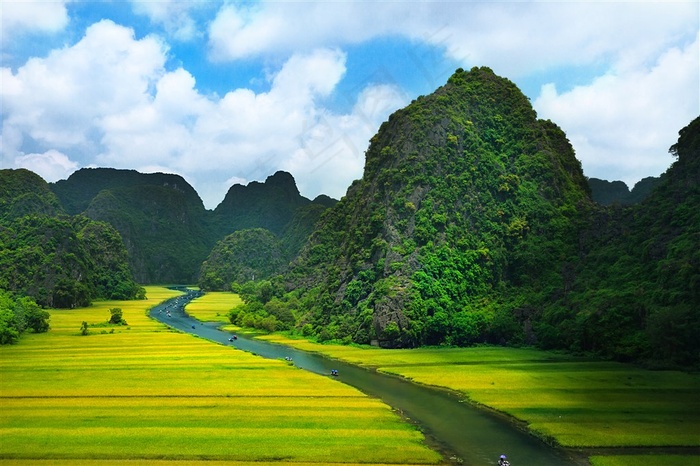 唯美的泰国山水景色图