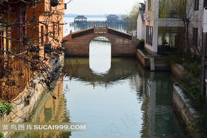 锦溪古镇的石桥