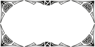 欧式复古线条边框花纹AI矢量LOGO角框花边分割线设计PSD卡片素材