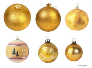 圣诞球小玩意免抠