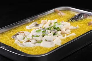 R00530小米鸡汤鲈鱼