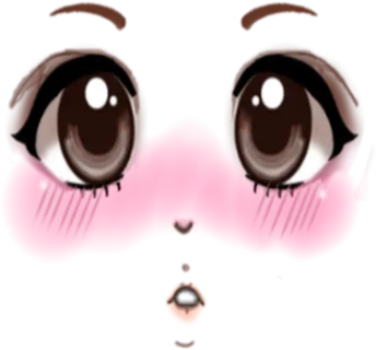 害羞表情素材卡通简笔