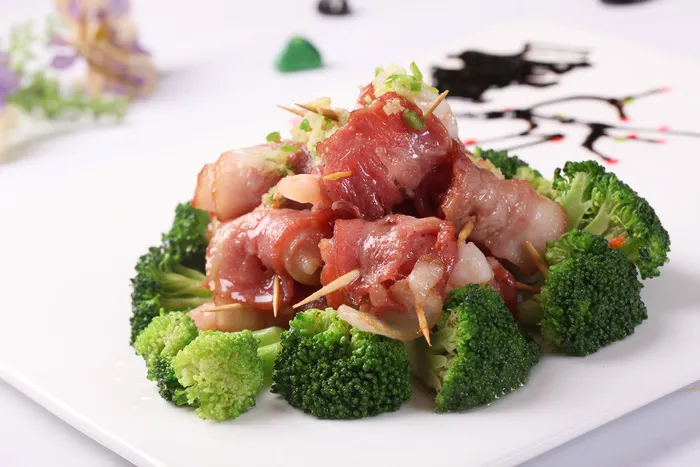 小炒培根虾仁 (1)