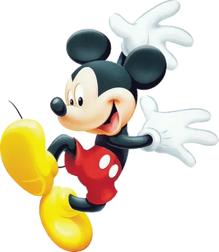 米老鼠跳跃卡通素材