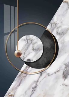 北欧大理石装饰画  