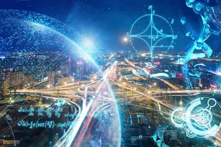 科幻商贸城市大图