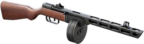 PPSh-41 PNG免抠(494x152)