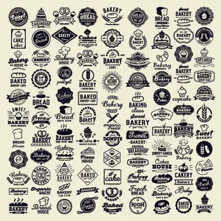 手绘Logo标志素材