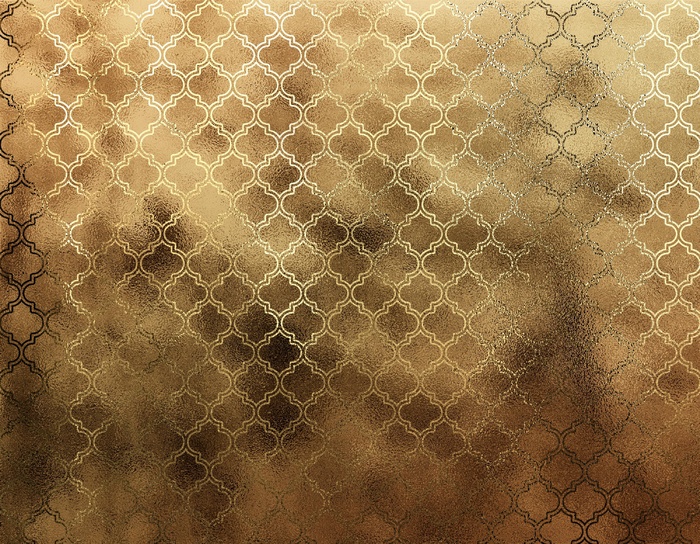 欧式花纹底纹设计背景金色