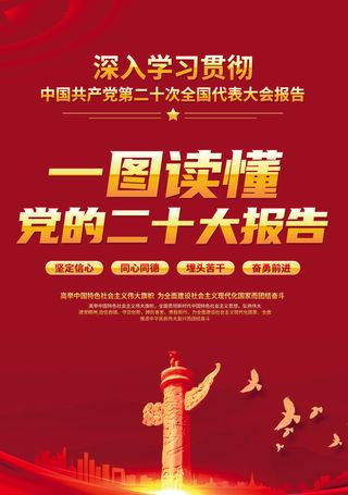 一图读懂二十大报告1