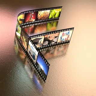 创意胶卷字母设计写真图片