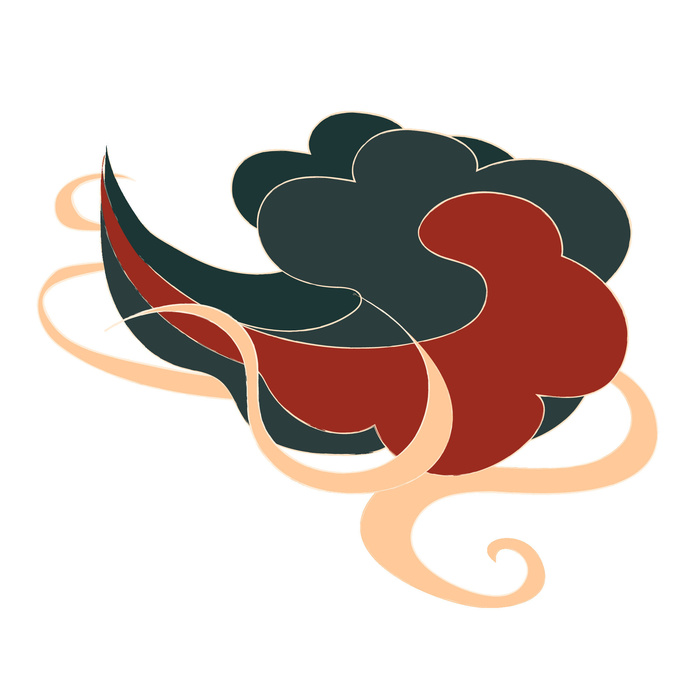 中国风中式国潮敦煌云纹祥云插画图案云朵云彩元素PSDAI设计素材