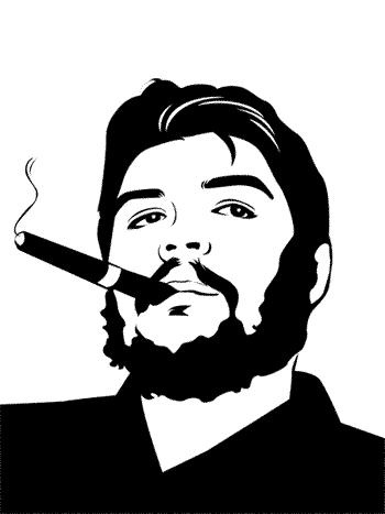 切·格瓦拉 PNG免抠(350x467)