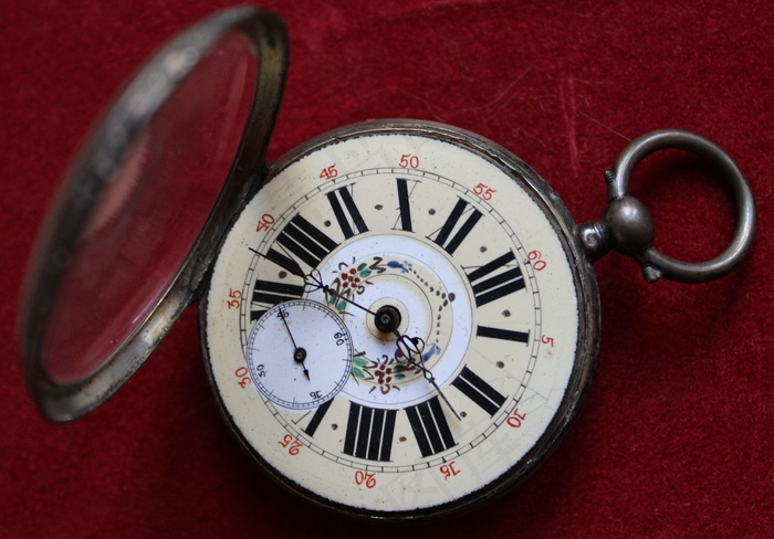 老旧怀表图片