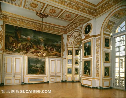 欧式奢华皇宫宫殿建筑意大利画画