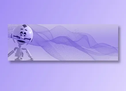 紫色人工智能科技背景图片