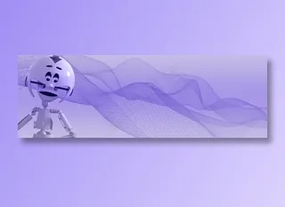 紫色人工智能科技背景图片