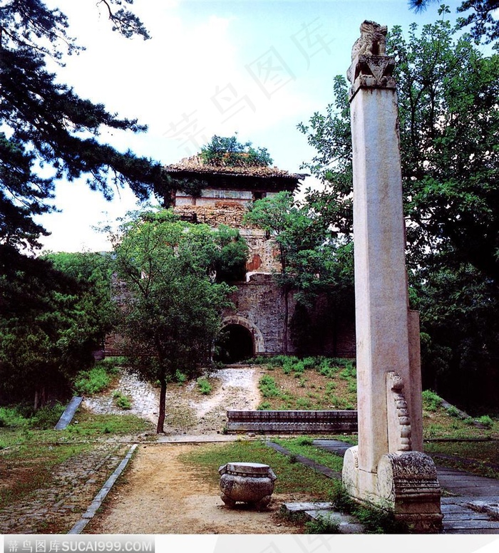 明十三陵-泰陵明楼