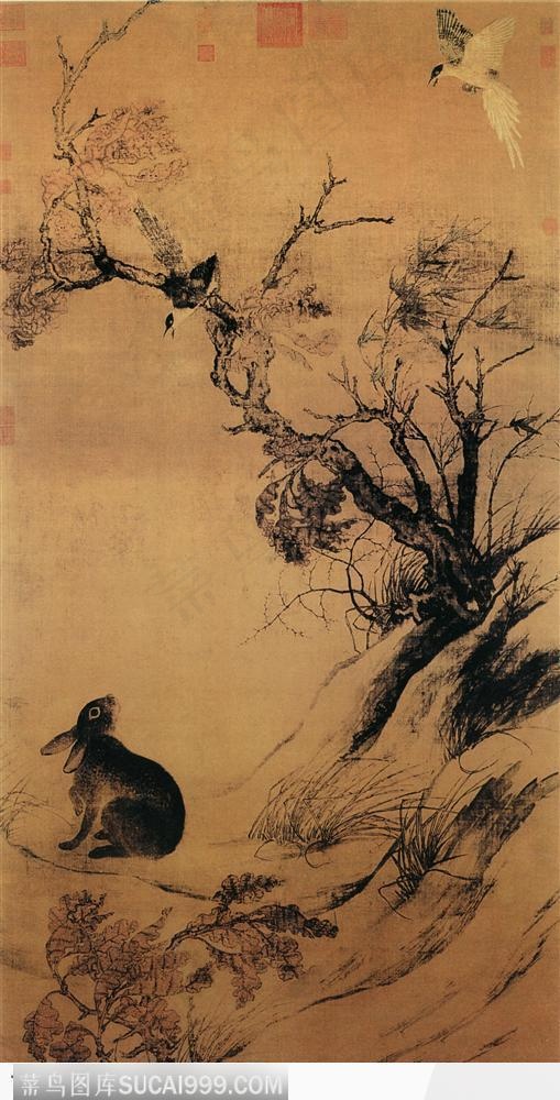 花鸟篇-风起的时候鸟与兔