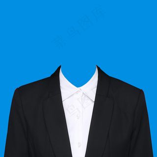 西装模板  女生西装 寸照模板 西装 证件照 西服 免抠