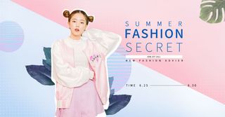 女装简约banner