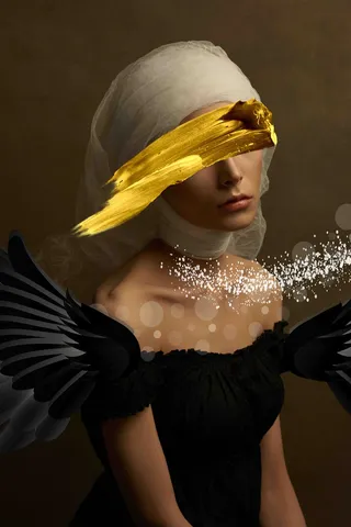 北欧美女装饰画