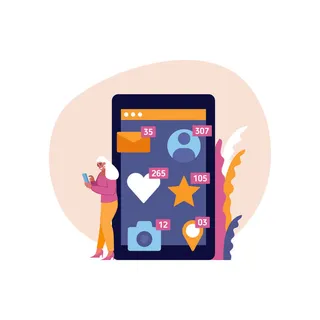 扁平化人物场景办公互联网等距ai矢量设计网页海报UI素材插画