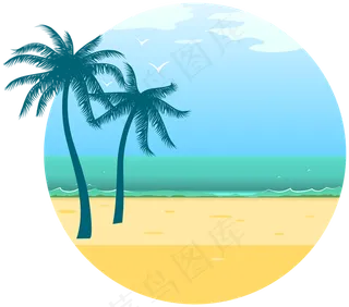 电商免抠海边沙滩元素实物摄影